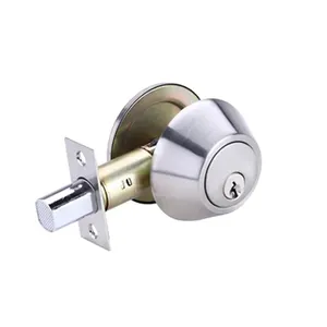 Thép không gỉ Door Knob khóa Combo hình ống nhập lối vào cửa deadbolt khóa