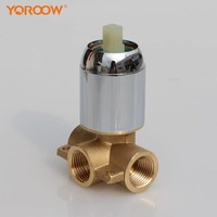 Ensemble de robinets thermostatiques encastrés universels en laiton chromé pour la douche de bain d'hôtel à la maison