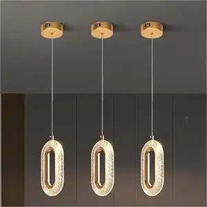 Fashion enamel color shell bedroom bedside chandelier ambience feeling welcome bar LED pendant light