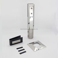 Rampe en verre sans cadre DETECH, embouts en acier inoxydable 12 mm 2205, réglables, résistants à la rouille, pour clôture de piscine, balcon, escalier