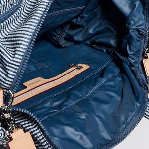 Bolsa de Mano Grande Personalizada de Tela Seersucker, con Cierre, para Viaje, Compras, Diseño Acolchado, Múltiples Bolsillos, para Mujer, Verano/Otoño - Product Image 5