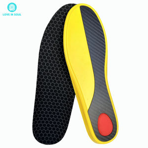 Loveinsoul Las mejores plantillas de fibra de carbono para la fascitis plantar Plantilla de fibra de carbono con plantillas de absorción de choque de extensión de Morton - Product Image 2
