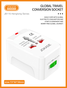 Enchufe universal JOKADE, tamaño pequeño, fácil de llevar, más considerado para evitar fugas, enchufe adaptador global - Product Image 4