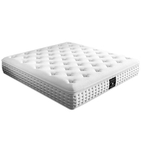 Matelas de luxe cinq étoiles pour hôtel, chambre à coucher, super doux, épaissi, mousse de latex, ressorts ensachés indépendants, solution de confort