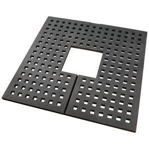 Vente en gros de revêtements de sol sportifs carrés recyclés 25mm Forte perméabilité à l'eau Protecteur d'arbre Plancher en caoutchouc SBR en rouleau pour racines - Product Image 1