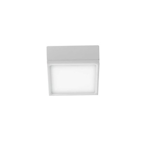 PLAFONIERA A LED KLIO 11.2X11.2 H. 4.9CM BLANC - 1X16W 4000K 2000lm - Product Image 1