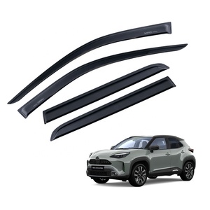 Déflecteur de fenêtre de voiture Pare-pluie de porte Nouveau pare-soleil à injection Accessoires extérieurs pour <span class=keywords><strong>Toyota</strong></span> <span class=keywords><strong>YARIS</strong></span> <span class=keywords><strong>CROSS</strong></span> 2023- - Product Image 4