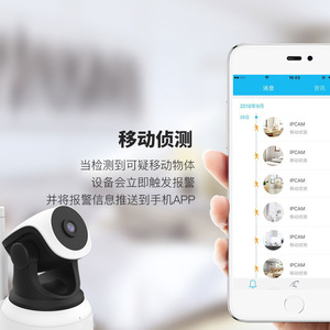 Caméra IP sans fil de sécurité intérieure transfrontalière 1080P PTZ avec détection IA, vision nocturne infrarouge, interphone vocal et stockage cloud - Product Image 1