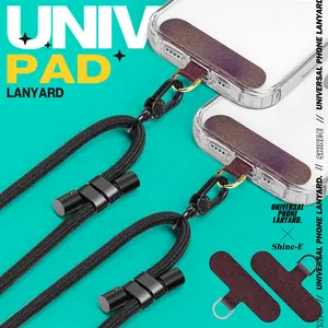 Custom Mobile Phone Accessories Universal Crossbody Necklace Patch Strap Tab Lasso Tether Cell Phone Case Lanyard For Iphone