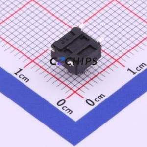 UK-B0228-G6-250 Tactile Switch SMD-4P,6x6mm Switch Single Pole Single Throw Round Button 2.5N Vertical Mount - Product Image 2