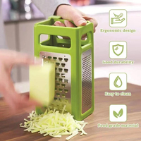 Groothandel Mode Keuken Plastic Fruit Groente Snijder 4 in 1 Snijder Opvouwbaar Rasp voor Groentehakker Gadgets Koken