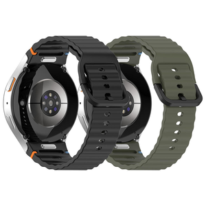 Correa de Reloj Deportiva de Goma para Samsung Galaxy Watch 7 6 5 4, Correa de Repuesto de Silicona con Costuras Oficiales - Product Image 1