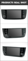 Autoradio GPS CarPlay Android 2G 32G 6.2/7 Pouces pour Fiat Linea Punto Evo 2012-2015 avec Écran Tactile Radio Vidéo Audio