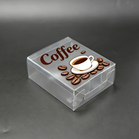 Boîtes pliables personnalisées de haute qualité en PP PET givré pour sachets de café instantané