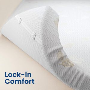 Certifié OEKO-TEX CertiPUR-US lit simple surmatelas housse lavable mousse de bambou qualité hospitalière tapis de lit Mahjong forme de tapis - Product Image 1