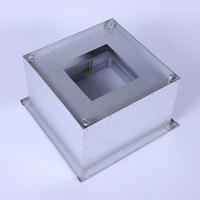 Kotak Filter HEPA Terminal Ruang Bersih HVAC Baja Anti Karat Baru dengan Efisiensi 99,99% untuk Saluran Keluar Udara di Langit-langit