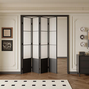 ประตูพับแบบโปร่งแสงประหยัดพื้นที่สำหรับสำนักงานและฉากกั้นบ้าน - Product Image 2