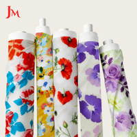 Tissu en Chiffon de Soie Imprimé Numérique Floral de Haute Qualité 100% Viscose pour Vêtements de Mode