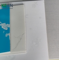 Hoja de mármol laminado de PVC Panel de pared a prueba de humedad para decoración de oficina en casa Material de construcción Panel de pared decorativo de PVC