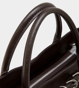 Sac à main pour <span class=keywords><strong>femme</strong></span> en <span class=keywords><strong>cuir</strong></span> véritable de haute qualité, style vintage, en <span class=keywords><strong>cuir</strong></span> de vachette tanné végétal, avec fermeture éclair, modèle 2026, vente directe usine - Product Image 5