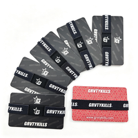 Bracelets promotionnels personnalisés, écologiques, à la mode, tissés, imprimés par transfert thermique, extensibles, en RPET, avec puce RFID