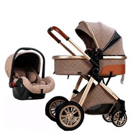 Poussette pour bébé légère et facile à plier avec en 1888 poussette double de voyage pour enfants cadre en aluminium avec pare-soleil