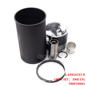 1-87814727-0 Dùng cho động cơ <span class=keywords><strong>Isuzu</strong></span> 4HK1, phụ tùng động cơ 6HK1, bộ lắp ráp động cơ 700P FRR FSR FVZ NQR NPR, bộ lót xi lanh, bộ piston - Product Image 2