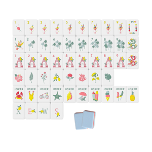 Juego de Mahjong Acrílico Plegable Pintado a Mano, Color Azul Brisa Marina Americana, 160 Piezas, Personalizado, Moderno, Ecológico y Duradero, Marca Shengjia - Product Image 1