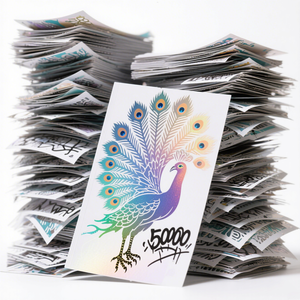 UV Resist impermeable logotipo personalizado impreso troquelado vinilo pegatinas holográficas etiqueta adhesiva de holograma reflectante - Product Image 6