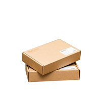 Boîtes en carton ondulé marron personnalisées avec logo, pour l'emballage de vêtements, écologiques, recyclables, imperméables, de luxe, de marque, en gros