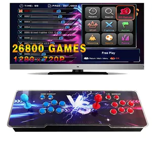 Klasik 2 oyuncu masa Retro Arcade konsol Video oyunu 3d Arcade Pandora oyun kurulu kutusu oyun konsolu