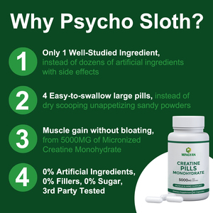 Capsule di Creatina Monoidrato Naturale OEM/ODM 5g per Porzione, Supporto per Crescita Muscolare e Funzioni Cognitive, Aumento di Energia per Atleti Adulti - Product Image 2