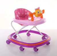 Jouets à succès, poussette silencieuse multifonction pliable en plastique, trotteur pour bébé et voitures à bascule