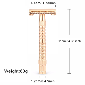 Dao Cạo Bướm Hở An Toàn Dao Cạo Râu Bằng Nhựa Màu Vàng Không Có Tay Cầm Bằng Hợp Kim Kẽm Chất Lượng Tốt - Product Image 5
