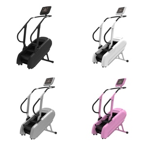 Máquina de Escalada Eléctrica Comercial para Gimnasio, Construcción de Acero, Ajustable, Antideslizante, Certificación CE, Cardio para Interiores - Product Image 6