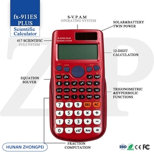 Calculadora Científica Fx-991ES PLUS Roja con PCB SKD, 417 Funciones, Matriz Natural, Cálculo Vectorial, Solucionador de <span class=keywords><strong>Ecuaciones</strong></span>, Doble Alimentación - Product Image 2