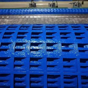 Pvc Polyester Geogrid Polymer Coated Reinforcement