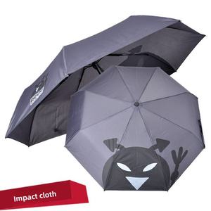 Wholesale Outdoor <b>Windproof</b> 3 Fold <b>Umbrella</b> Automatic Open Custom Rain <b>Umbrella</b> with Logo Printing - Product Image 5