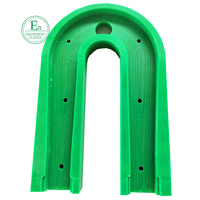 Rail de guidage en U à double rangée 12a, rail de guidage en plastique, glissière en polyéthylène résistant à l'usure, rail de guidage de chaîne