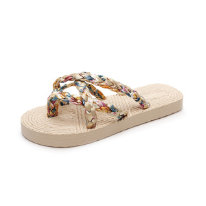 <span class=keywords><strong>Mayorista</strong></span> 2026 de Sandalias de Estilo Nuevo para Verano, con Suela Plana y Base Gruesa para Mujer - Product Image 4