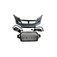 Nouveau kit carrosserie style RSQ7 pour Audi Q7 Série 4M 4MB 2015-2019 – Amélioration pare-chocs avant, calandre nid d'abeille, fixation universelle par boulons