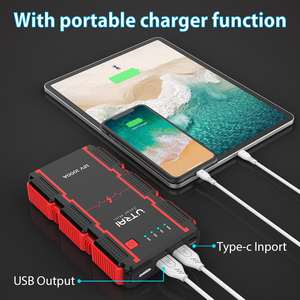 Arrancador de Baterías Utrai, Potenciador de Baterías de Auto con Corriente Máxima de 1000A, Herramientas de Emergencia para Auto con Abrazadera Inteligente LED, Dispositivo de Arranque de Vehículos OEM - Product Image 3