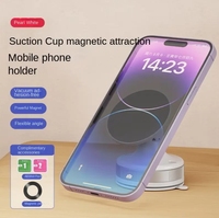 Nouveau support de téléphone portable universel pour bureau à domicile, adsorption stable, ventouse, écran de téléphone portable, support magnétique pour voiture sans batterie