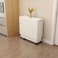 Table à manger pliante moderne simplicité multifonctionnel mobile stockage Table de cuisine meubles de maison salon Table extensible