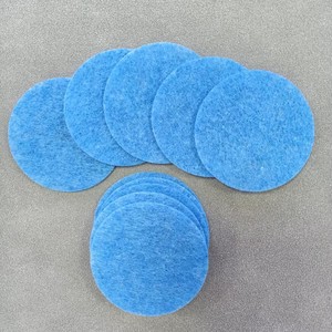 Coton filtrant non tissé aiguilleté bleu 90 g/m² pour filtration de l'air et de l'eau, lingettes absorbantes - Product Image 3