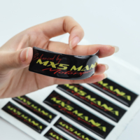 Impression de logo personnalisé, autocollants en gel bombé, badges en polyuréthane PU bombés, étiquettes en résine 3D, autocollants en époxy