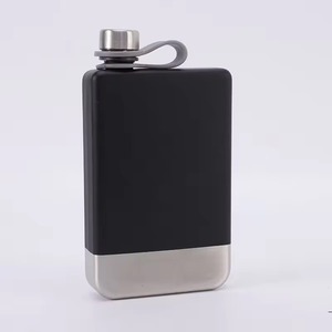 Gourde à whisky portable en acier inoxydable de 9 oz, bouteille de poche pour le camping, cadeau, OEM, ODM, vente en gros - Product Image 1
