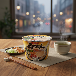 Set di ciotole smaltate in stile giapponese MenRaku grande ciotola di Ramen Udon "pollo al gusto PaiTan" per il cibo per occasioni di Noodle - Product Image 5