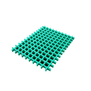 Revêtement <span class=keywords><strong>de</strong></span> sol GRP Caillebotis en plastique renforcé <span class=keywords><strong>de</strong></span> <span class=keywords><strong>fibre</strong></span> <span class=keywords><strong>de</strong></span> <span class=keywords><strong>verre</strong></span> Caillebotis Coupe en <span class=keywords><strong>treillis</strong></span> Haute résistance Léger pour usage industriel - Product Image 4