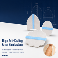 Patchs anti-frottement hypoallergéniques pour les cuisses, en film PU et gel de silicone, réutilisables, imperméables, pour peaux sensibles